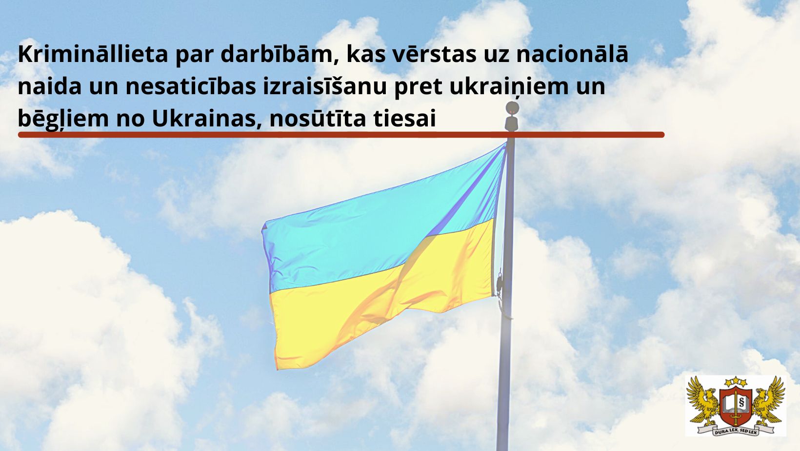 Tiesā nonāk krimināllieta pret bijušo Rīgas domes deputātu par darbībām, kas vērstas uz nacionālā naida un nesaticības izraisīšanu pret ukraiņiem un bēgļiem no Ukrainas
