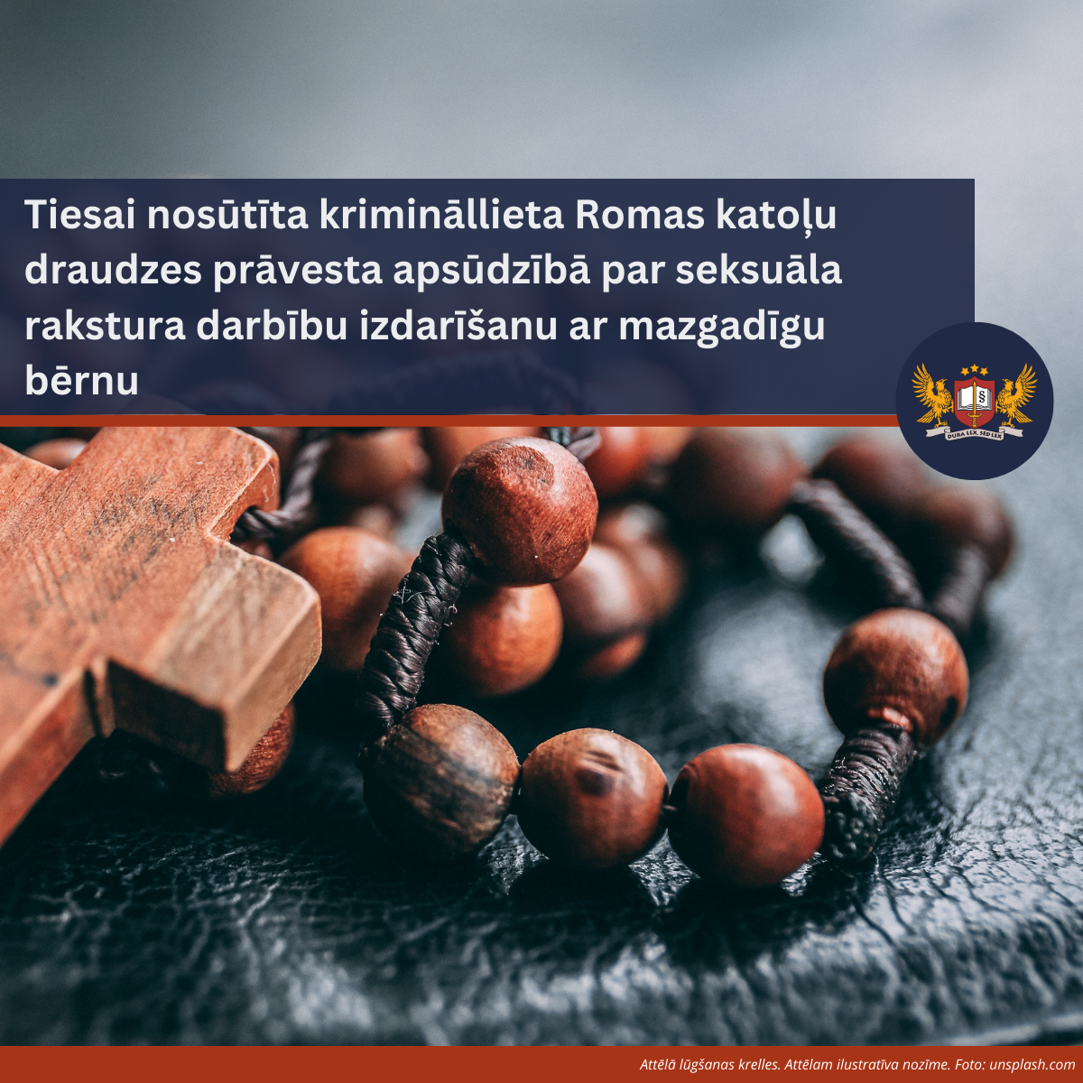 Tiesai nosūtīta krimināllieta Romas katoļu draudzes prāvesta apsūdzībā par seksuāla rakstura darbību izdarīšanu ar mazgadīgu bērnu 