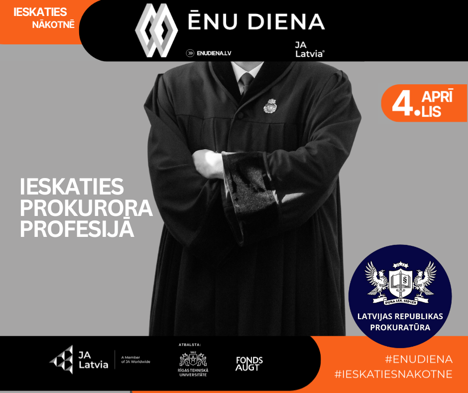 Prokuratūra Ēnu dienas vakancēm aicina pieteikties skolēnus no visas Latvijas