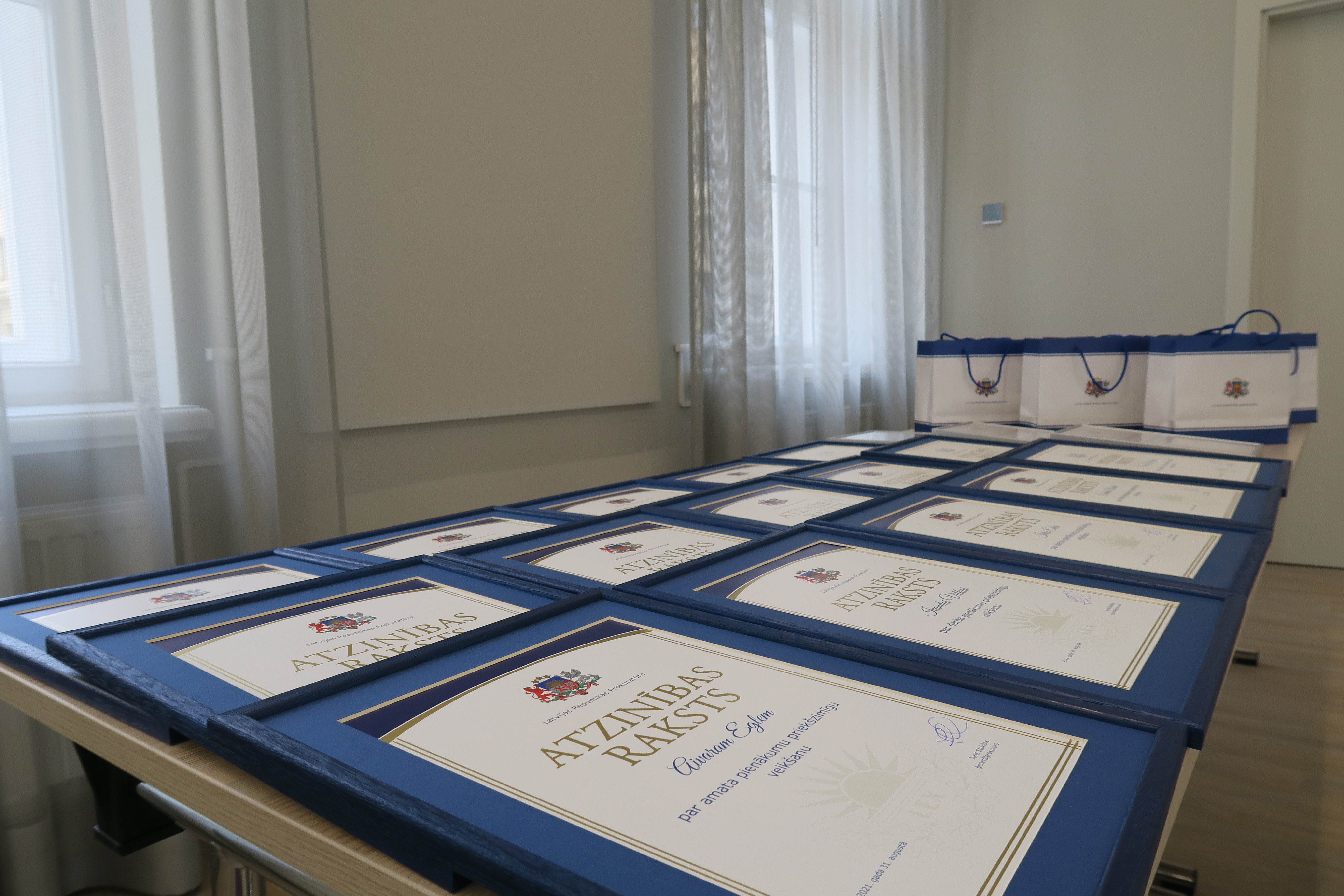 Prokuratūras 31. gadadienas pasākumā ģenerālprokurors novērtē prokuroru un darbinieku ieguldījumu prokuratūras attīstībā