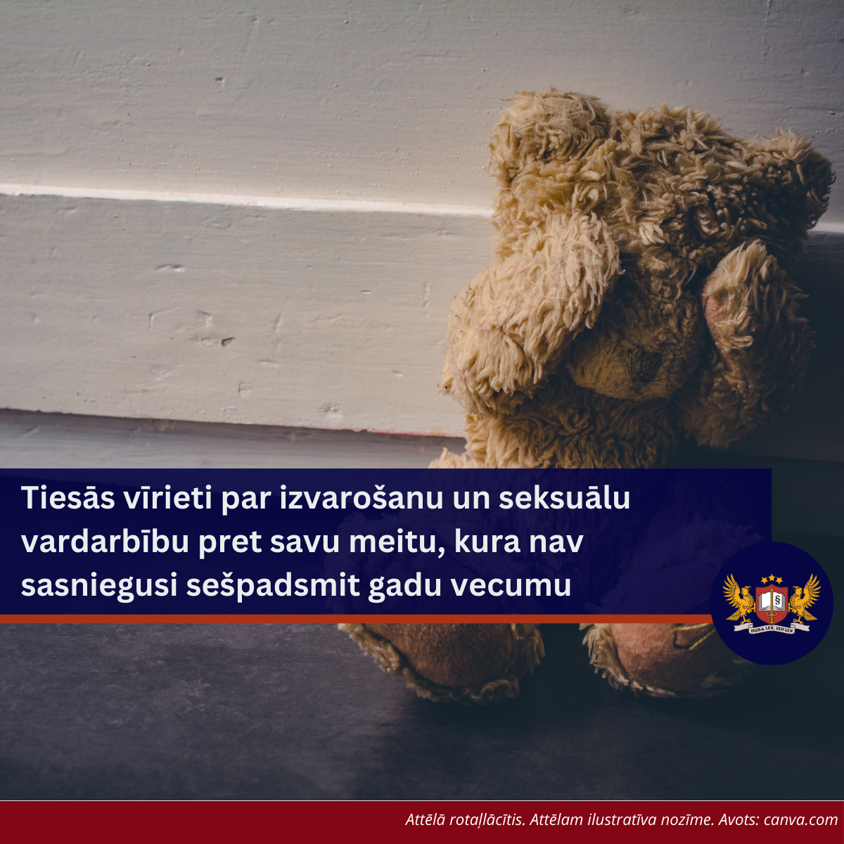 Tiesās vīrieti par izvarošanu un seksuālu vardarbību pret savu meitu, kura nav sasniegusi sešpadsmit gadu vecumu 