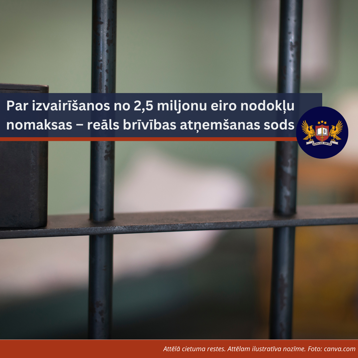 Par izvairīšanos no 2,5 miljonu eiro nodokļu nomaksas – reāls brīvības atņemšanas sods