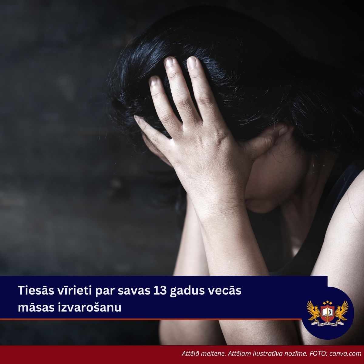 Tiesās vīrieti par savas 13 gadus vecās māsas izvarošanu