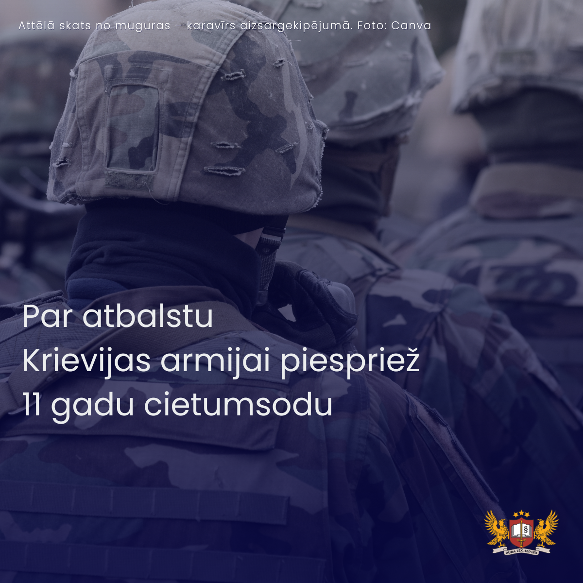 Attēls: 11 gadi ieslodzījumā par atbalsta nodrošināšanu Krievijas armijai