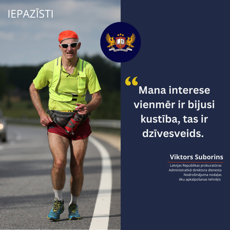 Viktors Suborins: mana interese vienmēr ir bijusi kustība, tas ir dzīvesveids