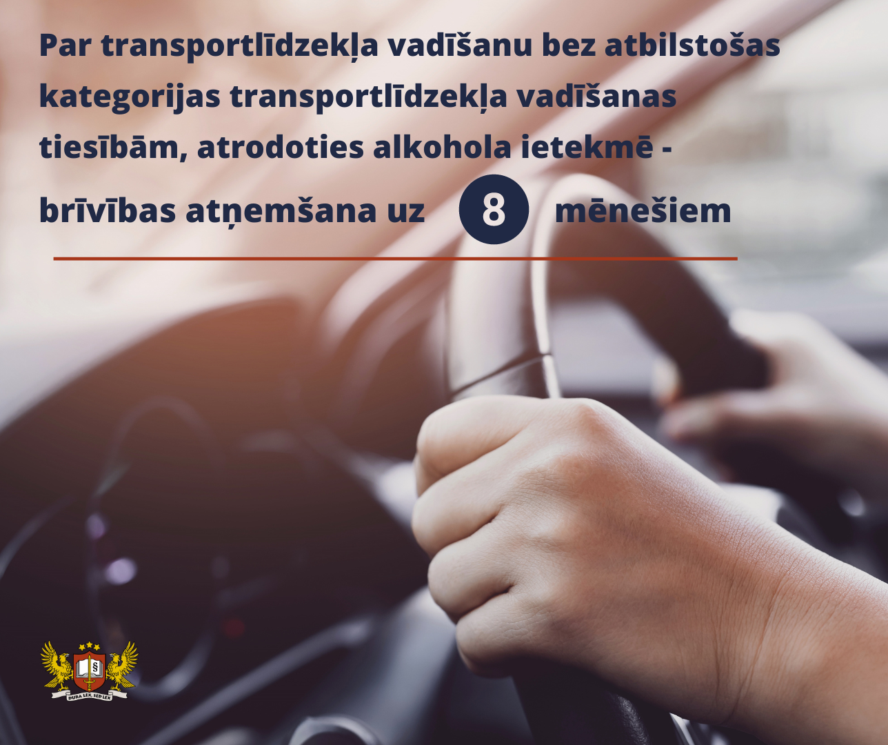Attēls: Prokuratūra vienošanās procesa kārtībā tiesai nodevusi krimināllietu par braukšanu reibumā bez atbilstošas kategorijas transportlīdzekļa vadīšanas tiesībām