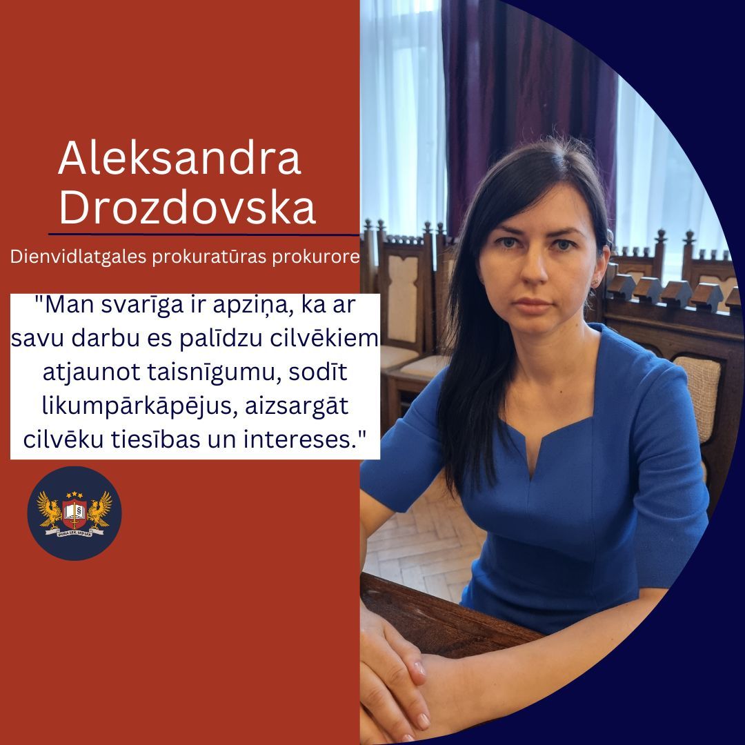 Prokurora portrets – Dienvidlatgales prokuratūras prokurore Aleksandra Drozdovska