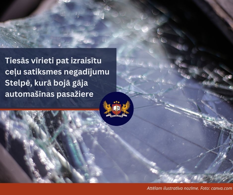 Tiesai nosūtīta krimināllieta par izraisītu ceļu satiksmes negadījumu Stelpē, kurā bojā gāja automašīnas pasažiere