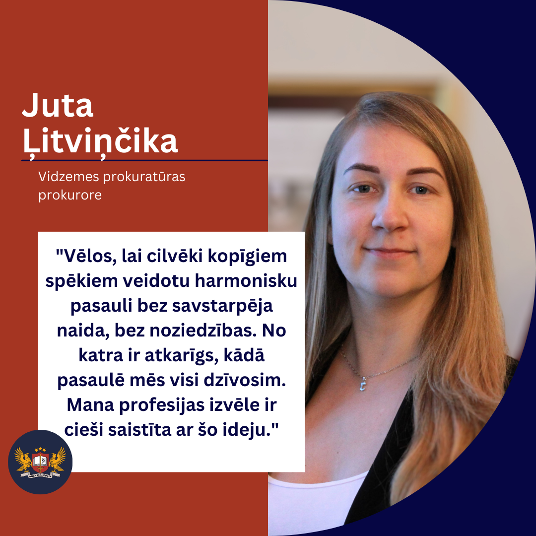 Prokurora portrets - Vidzemes prokuratūras prokurore Juta Ļitviņčika
