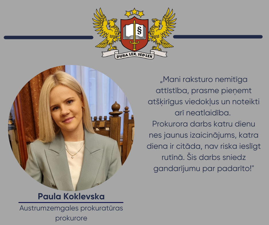Prokurora portrets - Paula Koklevska