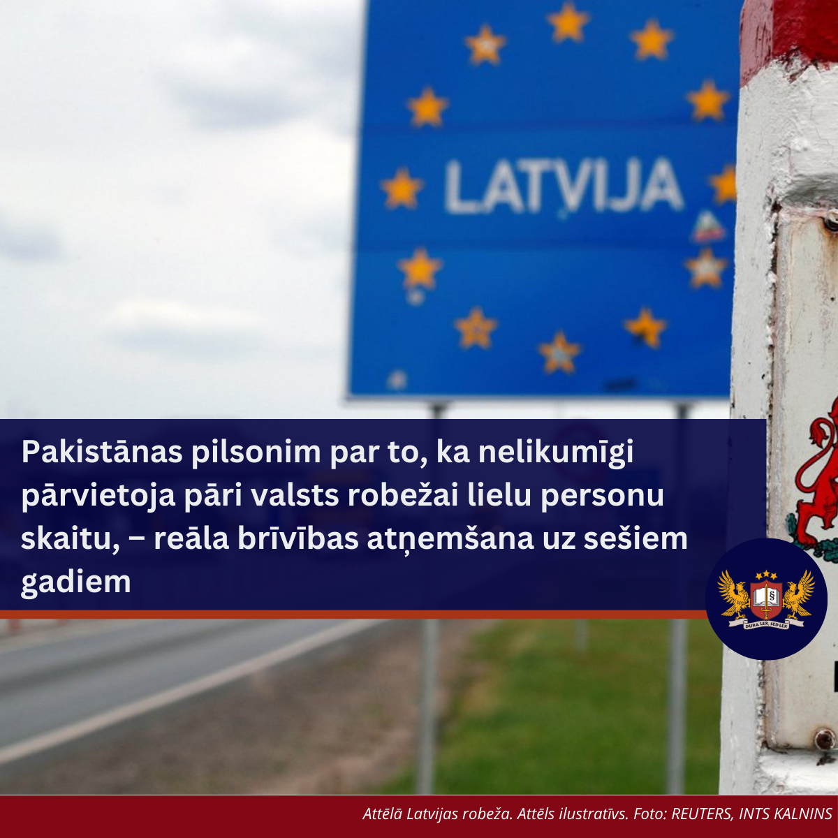 Pakistānas pilsonim par to, ka nelikumīgi pārvietoja pāri valsts robežai lielu personu skaitu, – reāla brīvības atņemšana uz sešiem gadiem