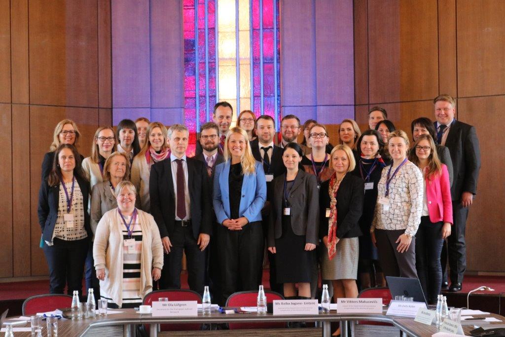 2017.gada 10.maijā noritējusi Eiropas Tiesiskās sadarbības tīkla krimināllietās Reģionālā kontaktpunktu sanāksme 