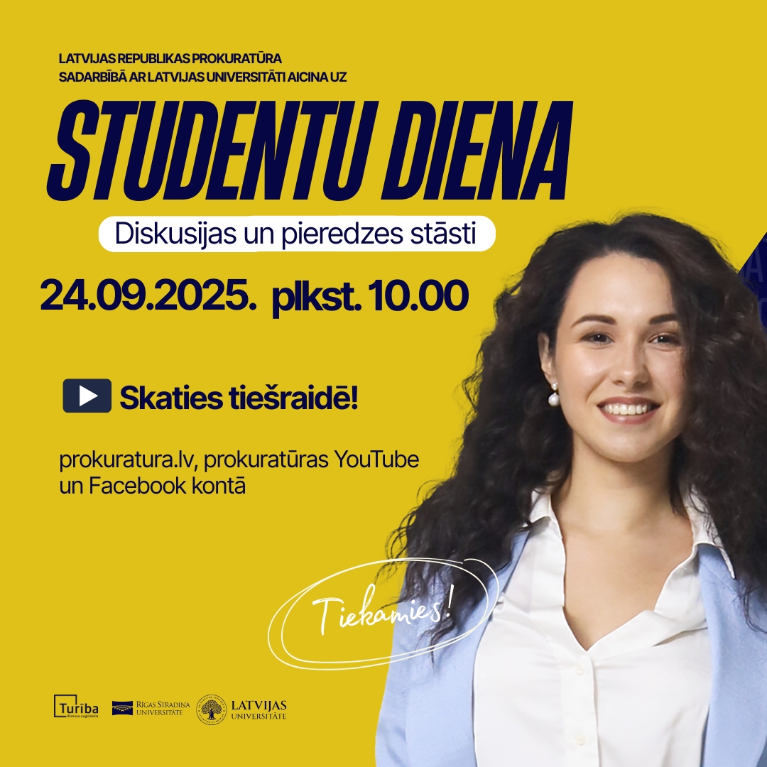 Prokuratūras studentu dienas tiešraide