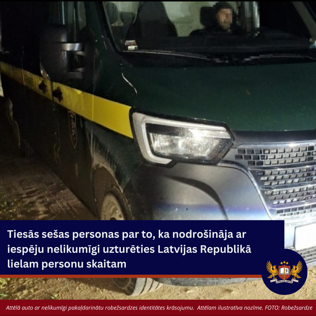 Tiesās sešas personas par to, ka nodrošināja ar iespēju nelikumīgi uzturēties Latvijas Republikā lielam personu skaitam 