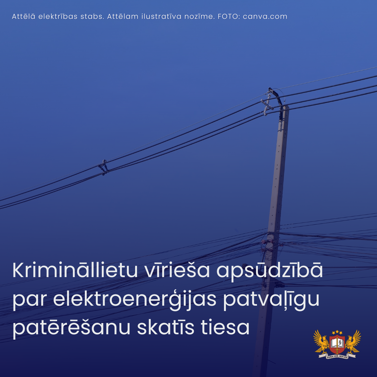 Krimināllietu vīrieša apsūdzībā par elektroenerģijas patvaļīgu patērēšanu skatīs tiesa