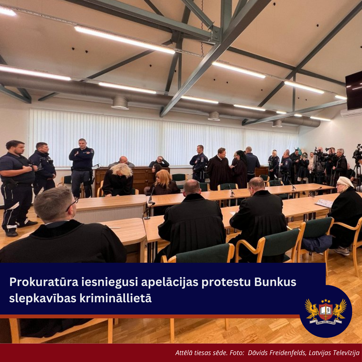 Prokuratūra iesniegusi apelācijas protestu Bunkus slepkavības krimināllietā