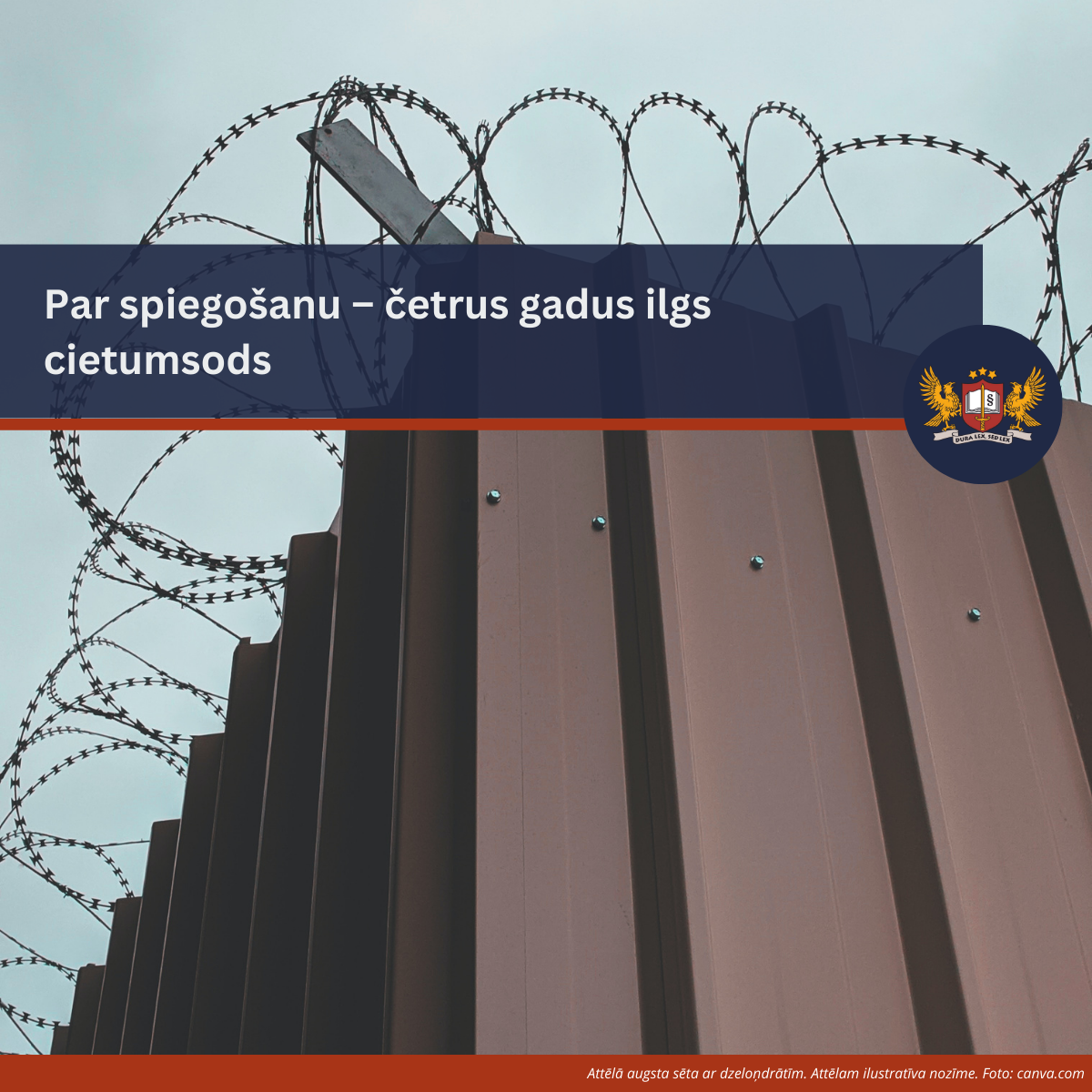 Par spiegošanu – četrus gadus ilgs cietumsods