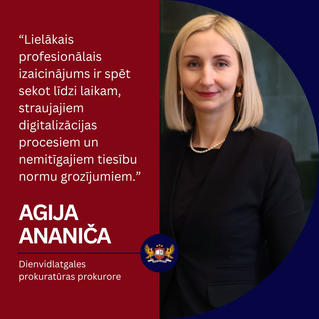 Prokurora portrets – Agija Ananiča, Dienvidlatgales prokuratūra