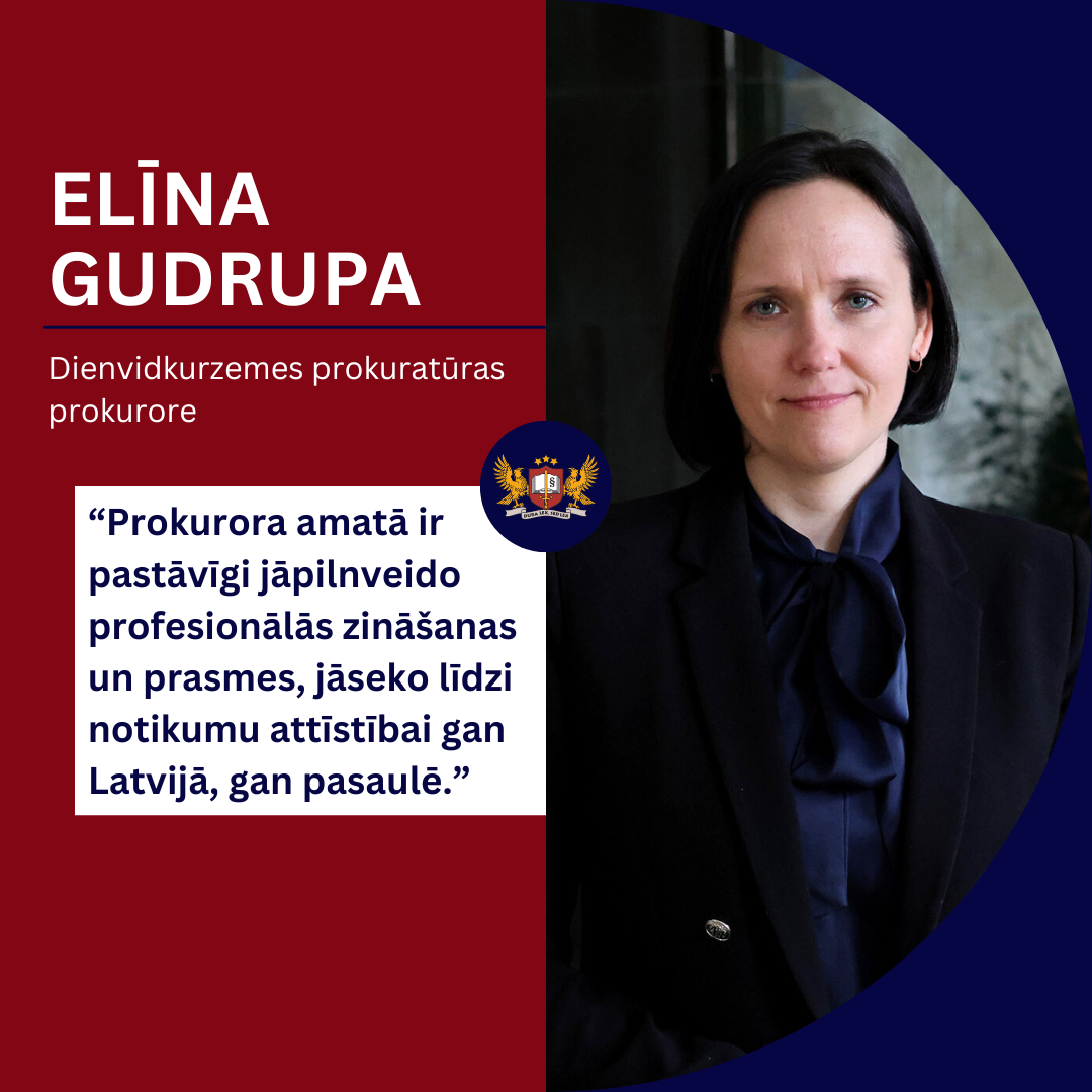 Prokurora portrets - Elīna Gudrupa, Dienvidkurzemes prokuratūras prokurore