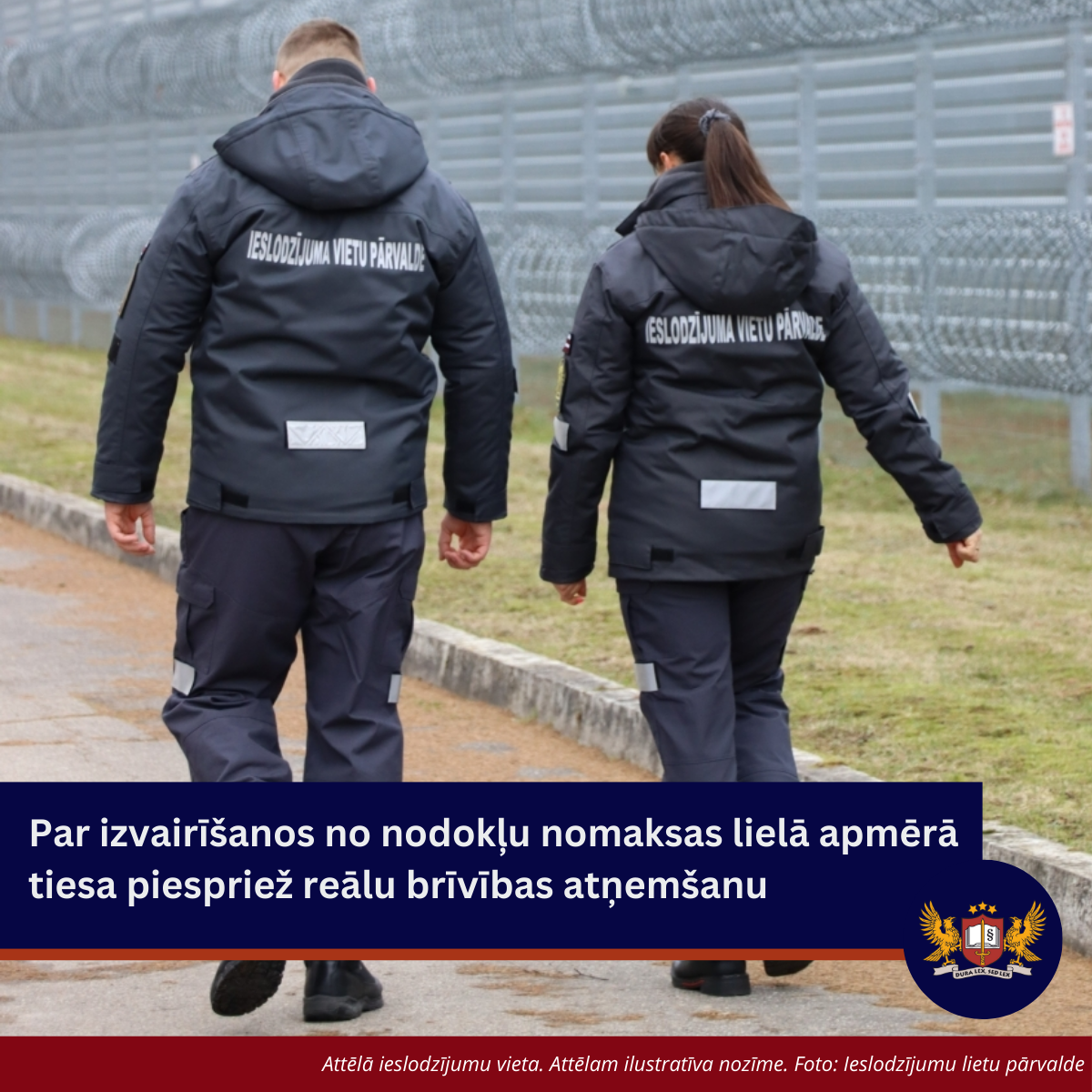 Par izvairīšanos no nodokļu nomaksas lielā apmērā tiesa piespriež reālu brīvības atņemšanu 