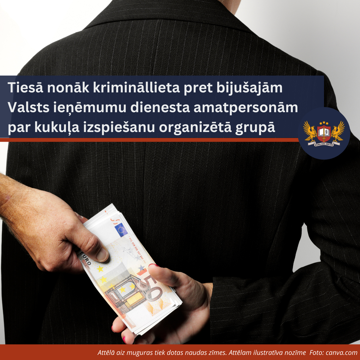 Tiesā nonāk krimināllieta pret bijušajām Valsts ieņēmumu dienesta amatpersonām par kukuļa izspiešanu organizētā grupā